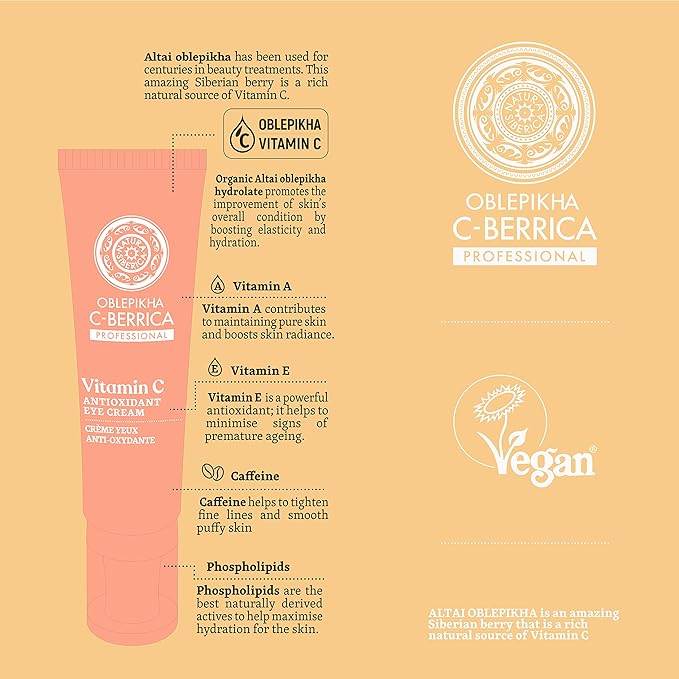 Natura Siberica C-Berrica Antioxidant Natural Eye Cream 1.01 fl oz