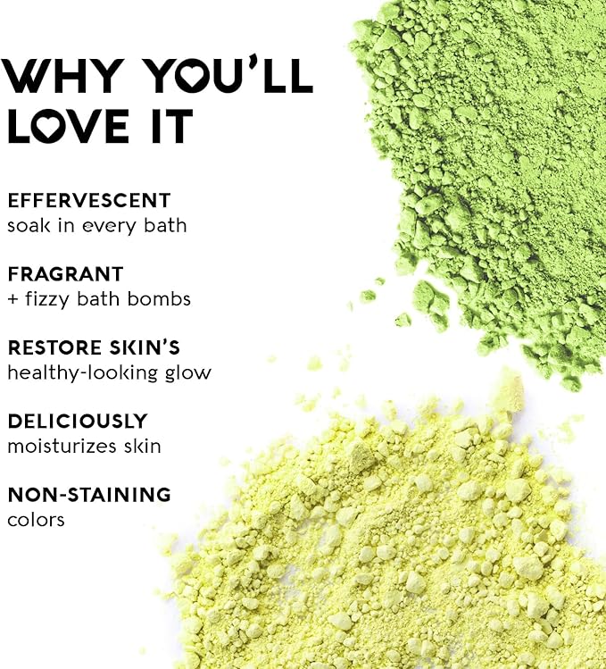 Nature's Beauty Eucalyptus & Tea Tree Bath Bomb Multi-Pack- Natural Hand Crafted, Non-Staining, Luxury Fizzy Spa Bomb, Sooth + Restore Skin, Made w/Coconut Oil & Witch Hazel, 5.5oz (4 Pack)