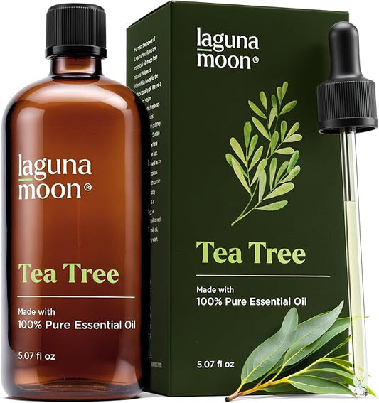 100% Pure Australian Tea Tree Essential Oil (150ml) - XXL Bottle w/Drops for Soap and Candle Making Scents - Fragrance Oil for Aromatherapy, Relaxation, Diffusers, Yoga, Office, Home Care