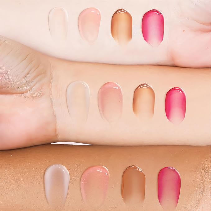 NATURE WELL Tinted Lip Butter Variety Pack, Shear & Subtle Tinted Moisturizing Balms, Vanilla Scented, Lightweight & Non-Greasy, Vitamin E, Shea, & Murumuru Butters, 0.50 Oz Each (Pack of 4)