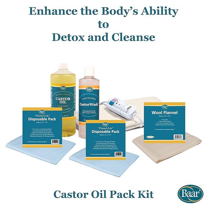 Baar Cold-Pressed, Cold-Processed, Hexane Free Castor Oil, 16 Ounces