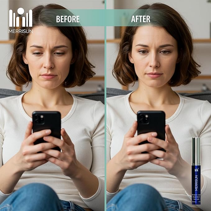 Screen Eye Comfort Serum – Hydrating & Revitalizing Serum for Screen-Weary Eyes, Puffiness & Dark Circles – Enriched with Antioxidants for a Refreshed, Smoother Look