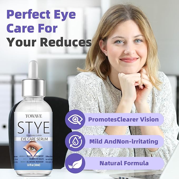 Stye Eye Treatment, Natural Relief Drops Serum for Styes Chalazion and Blepharitis, Fast Chalazion Remover for Restore Healthier Eye Skin (1 Fl Oz (Pack of 1), Original)