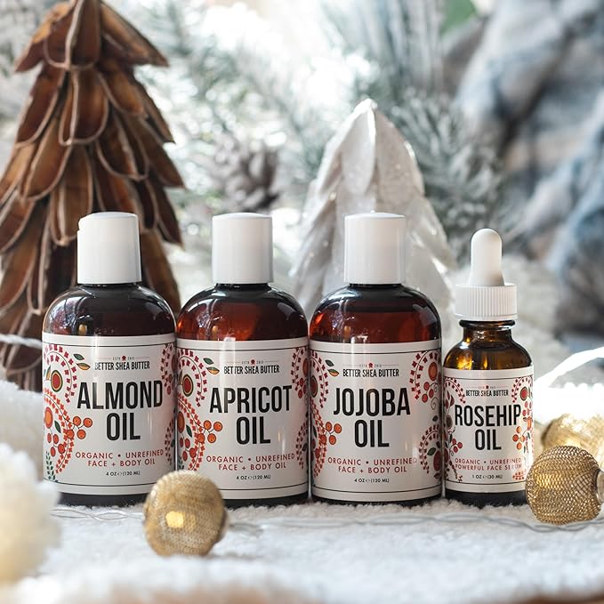 Better Shea Butter Organic Jojoba Oil | 100% Pure, Cold Pressed | Moisturize Face, Body & Hair Oil | Natural Massage Oil | 4 oz