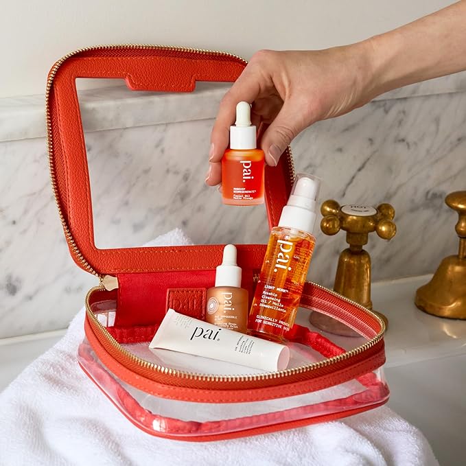 Pai Skincare - Try Pai Kit | Light Work Cleansing Oil (28ml) + The Anthemis (10ml) + Bronzing Drops (10ml) + Rosehip BioRegenerate Overnight Oil (10ml) | Natural, Vegan, Sensitive Skin (4 Piece Set)