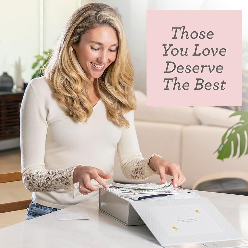 Lizush Luxury 6-Piece Lavender Spa Kit for Women - Relaxation Spa Gift Basket, Self-Care Care Package for Wife - Happy Birthday - Handmade in the USA