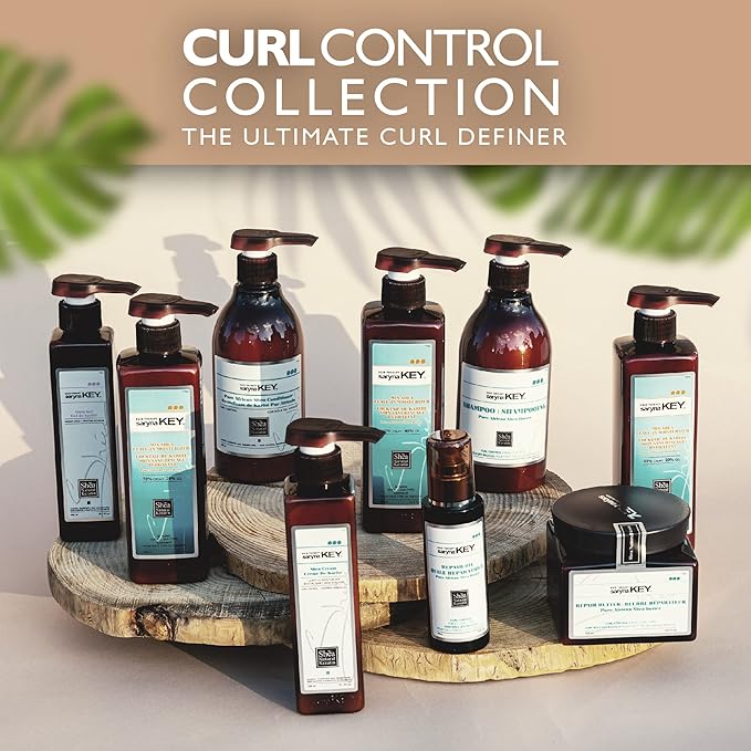 Saryna Key Curl Control Treatment Butter Mask - Shea Butter Hair Mask for Curly Hair - Natural Protein Treatment - Frizzy Hair Moisturizer - Deep Conditioner Mask for Coils and Curls (500ml/16.9oz)