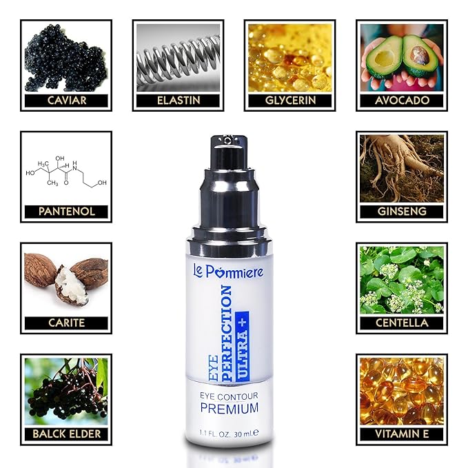 under eye cream 1.1 fl oz. Anti bags, dark circles and puffiness. Anti age, crow's feet. Vitamin E. eye contour anti wrinkle. Moisturizer for face and skin