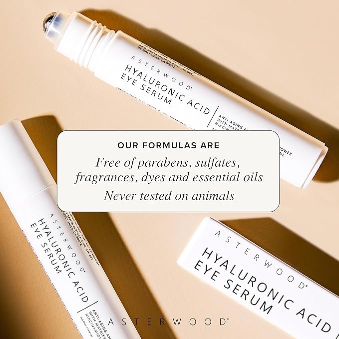 Asterwood Hyaluronic Acid Serum (4 oz) + Hyaluronic Acid Eye Serum