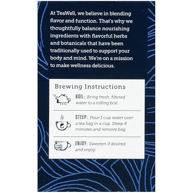 Celestial Seasonings TeaWell Herbal Tea, Daily Wellness, Organic Turmeric Spice, 12 Count