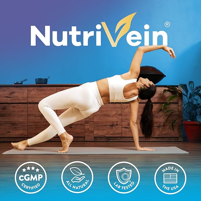 Nutrivein Premium Multi Collagen Pills 2250 mg - 180 Easy-to-Swallow Collagen Capsules: Type I, II, III, V, X Hydrolyzed Protein Peptides for Women and Men - Aging, Joints, Hair, Skin, Bones, & Nails