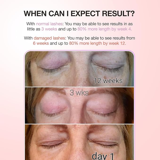 Curacoro 3x Growth Serum For Lash Extension, Peptide Enhancing Solution for Natural Lashes, Lash Extensions & Eyebrows, Eyelash Serum To Grow Lashes Fuller & Longer Looking Eyelashes (5ml)