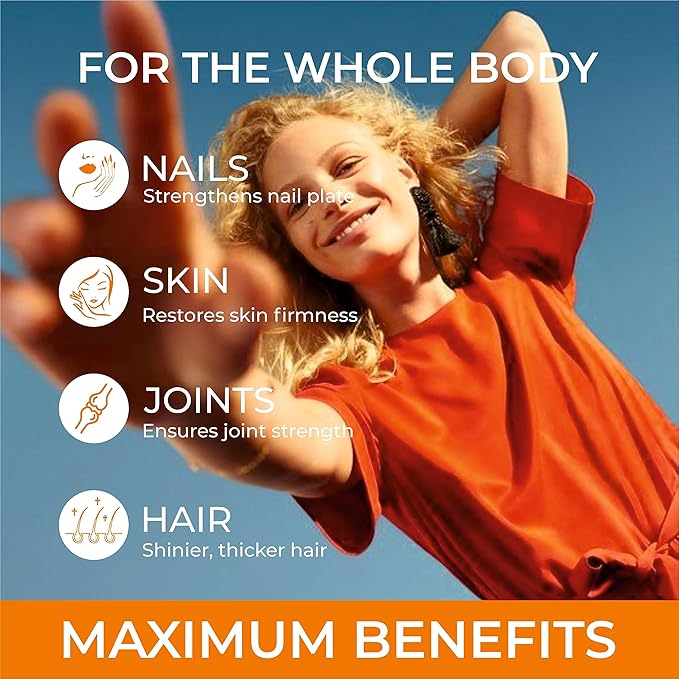 SIRUNES Chicken Collagen Capsules - Type II Collagen Nutritional Supplement for Joint, Skin & Bone Support - Non-GMO, Anti-Aging Dietary Supplements with Hydrolyzed Collagen Peptides - 120 Capsules