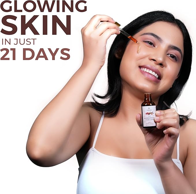 24k Kumkumadi Thailam, Skin Brightening, Oil, Toned Glow Enriched with Saffron Sandalwood, Chemical Free Natural, 30 ml Pack of 1 Standard