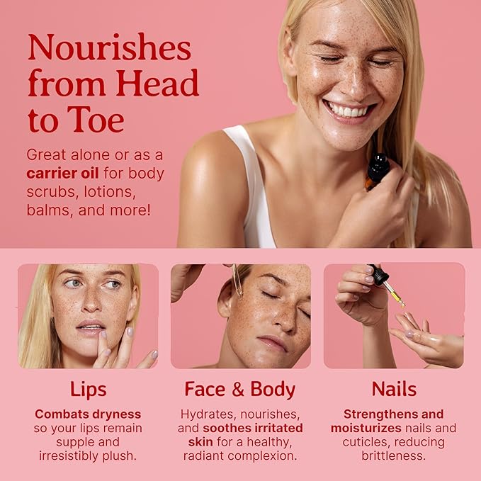 Bella Terra Oils Pomegranate Seed Oil – 1 Gallon – 100% Pure & Natural, Cold-Pressed, Unrefined – Hydrating & Nourishing for Skin & Hair – Antioxidant-Rich Beauty Oil