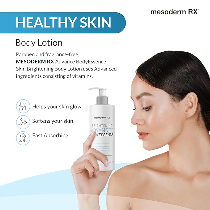 Advanced Skin Hydrating Brightening Body Essence, Niacinamide, Kojic Acid, Vitamin C, Hyaluronic Acid, Alpha Hydroxy Acids - Enhance, Smooth, Reduce Dark Spots, Uneven Skin Tone, 150ml.