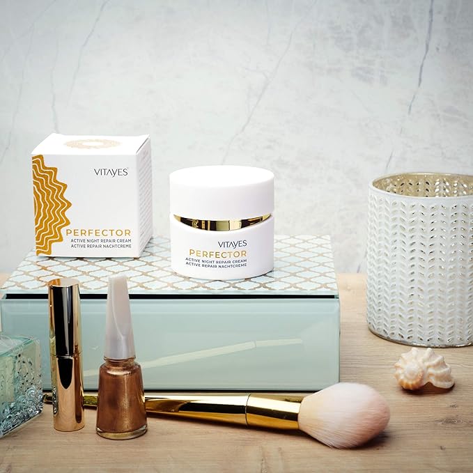 VITAYES Moisturizing Night Cream for Face with Vitamin C for Dark Spots, Fine Lines, Wrinkles, Even Tone and Acne Scar Removal, Hydrating & Brightening Skin for Women and Men