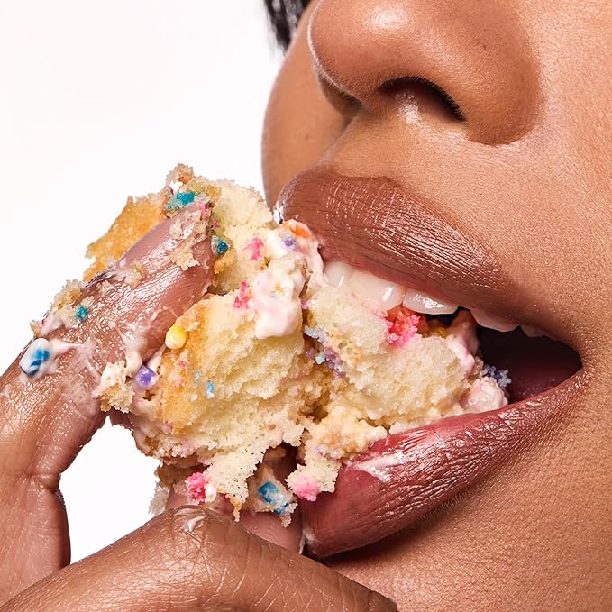 Space Camp Wellness Jumbo Lip Balm - Birthday Cake Organic Flavored Balm (2 Pack)