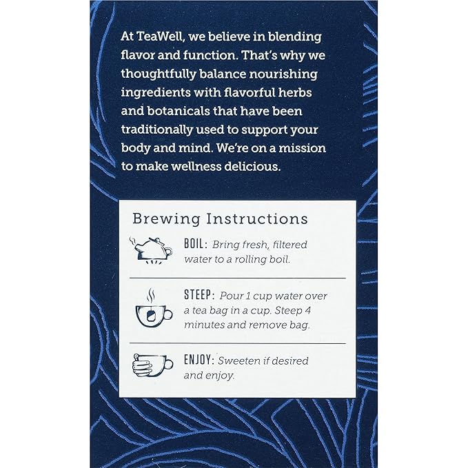 Celestial Seasonings TeaWell Herbal Tea, Daily Wellness, Organic Honey Lemon, 12 Count (Packaging May Vary) (Pack of 2)