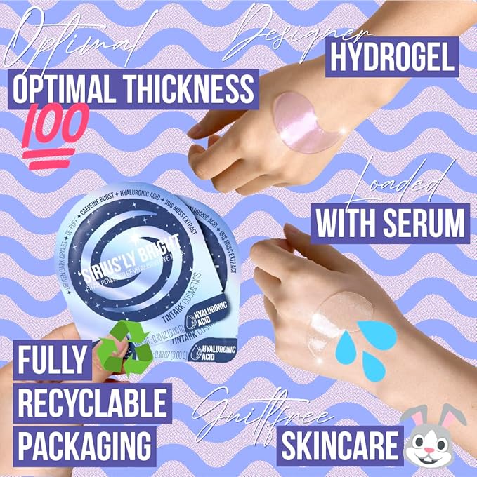 ULTIMATE HYDROGEL EYE MASK 28 Pairs Under Eye Patches, Rejuvenate Eye Area Reduce Dark Circles Puffiness, Tiredness Bags, Gel Pads Brightening, Plumps Fine Lines