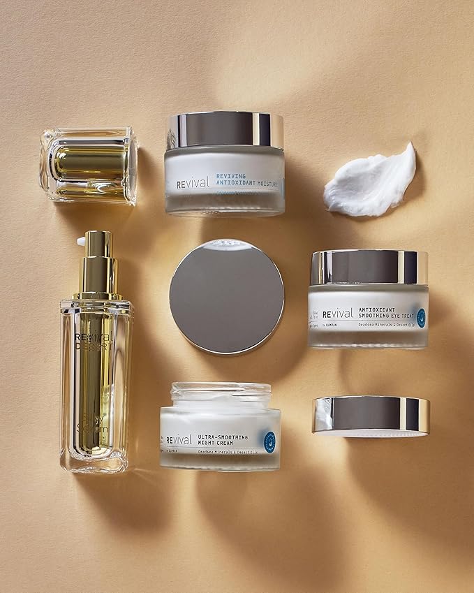 REvival Antioxidant Soothing Eye Treatment - Anti-Aging, Hydrating & Smoothing Fine Lines - Eye Moisturizer with Argan, Jojoba & Aloe for All Skin Types-30ml | 1oz