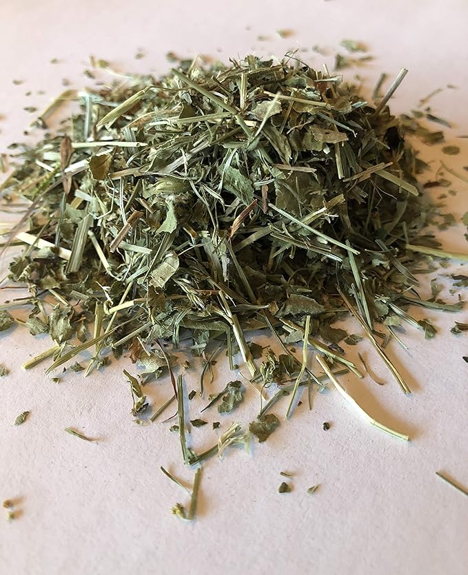 Organic Bio Herbs-Organic Dried Lady's Mantle Herb (Alchemilla vulgaris) Organic Dried Lady's Mantle Herb | Loose Leaf, Natural, Premium Quality | Herbal Tea & Remedies | Alchemilla vulgaris | Handpicked & Air-Dried 6 Oz.