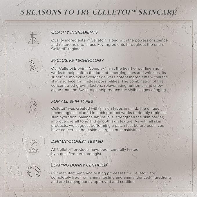 Celletoi® Restorative Eye Treatment - Vegan, Cruelty Free - Visibly Reduces Signs of Aging, Smooths Lines and Wrinkles - Diminishes Dark Circles and Puffiness - Leaping Bunny Certified - 0.5 fl oz