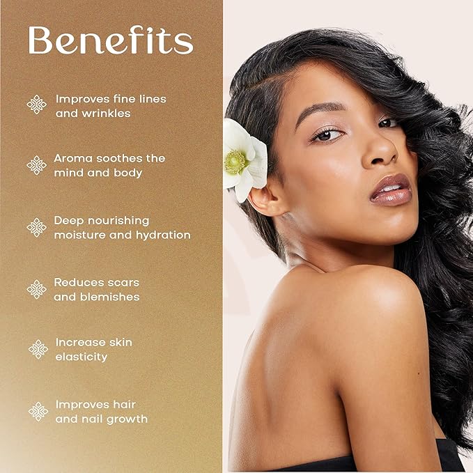 SAFA Vanillé Oil - Organic Oil for Face, Body, Hair, Nails & Aromatherapy | Vanilla Extract & Jasmine Petals - Essential Oil for Diffusers | After Shower Body Oil | Skin Moisturiser (4 Fl Oz)