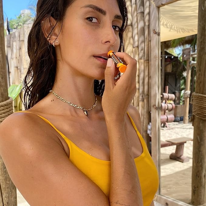 Panama Jack Sunscreen Lip Balm - SPF 45, Flavor Pack, Broad Spectrum UVA-UVB Sunscreen Protection, Prevents & Soothes Dry, Chapped Lips (Dreamsicle/Vanilla)