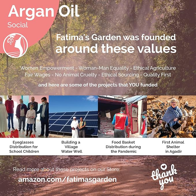 Fatima's Garden Argan & Green Tea Oil - Anti-Aging Moisturizer, 50ml