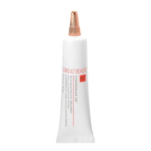 Consult Beaute Copperum 29 Rejuvenating Eye Treatment 0.5 oz. - Copper Peptides - Improve Appearance of Lines and Wrinkles - Hydrates Skin - Eye Lash Enhancing Serum