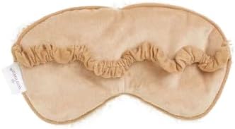 warmies Microwavable Eye Mask for Warmth & Comfort - Heating & Cooling Compress for Calming Relaxation - Weighted & Heated Eye Mask with Scented Lavender for Sleeping - Marshmallow Brown