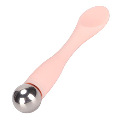 Eye Cream Spatula Roller Pink Eye Cream Applicator Stick Reduce Puffiness Reduce Dark Circles Ergonomic for Face Massage