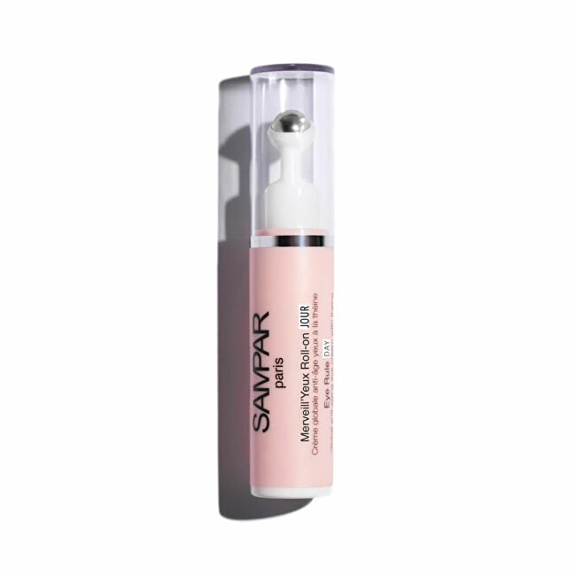 Merveill’Yeux Roll-On Jour Eye Cream - Daytime Treatment for Dark Circles, Puffiness & Fine Lines - Retinol Roll-On, Vitamin C & Hyaluronic Acid - Eye Repair Stick - For Men & Women