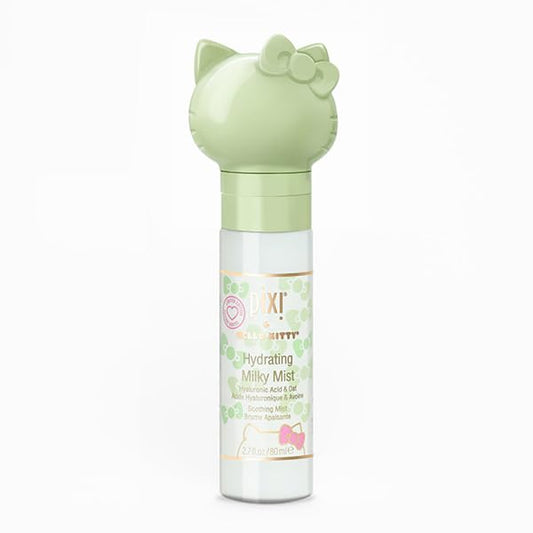 Pixi Beauty + Hello Kitty Milky Mist 2.70 Fl Oz | Hydrating Moisturizer for Dry Skin | Infused with Hyaluronic Acid