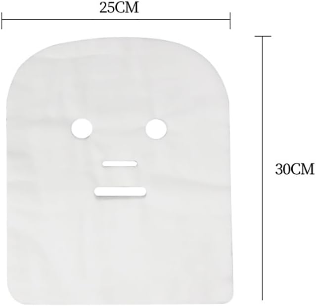 100 Pcs Large Facial Gauze Masks Spa Gauze Face Masks Gauze Mask Sheets Pre Cut Face Covers Skin Care Face Mask Sheets Soft Gauze Face Pads for Women Girls