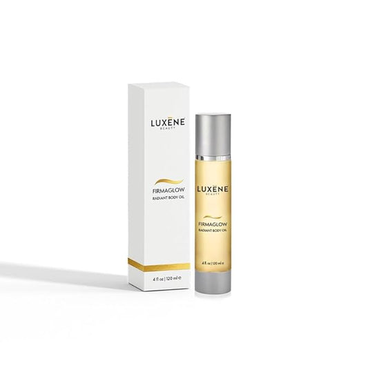 Luxene Beauty Firmaglow Radiant Body Oil - Natural Dry Skin Moisturizer, Body Oil with Green Tea, Hydrating Skin Care for Unisex - Body Care