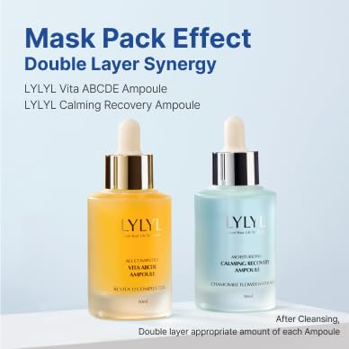 Calming Recovery Ampoule, 72 Hour Moisture Barrier, 7 Protein Peptides, Over 20% Liposome, Soothing & Hydrating Effect for Dry/Sensitive Skin, No Oil, Korean Skincare, 1.69 fl.oz/50ml