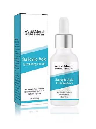 2% Salicylic Acid Serum For Acne, Blackhead & Open Pores | Shrink Pores, Gentle Exfoliating, Salicylic Acid for Anti Ance, Pimple, Spot, Blackhead |For Women & Men | 1 Fl Oz/30ml