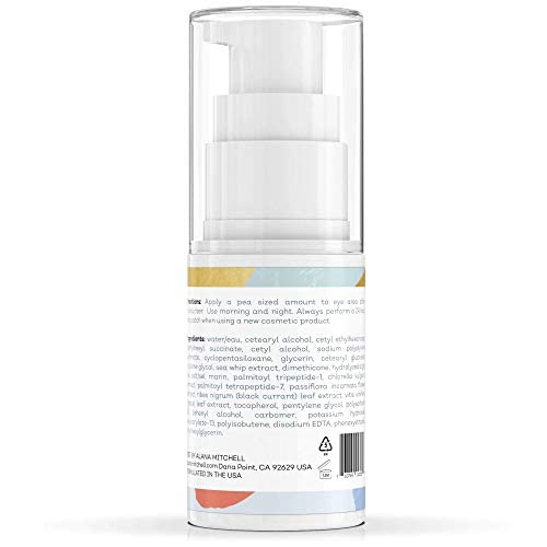 Alana Mitchell Skin Care Set – Anti-Aging Peptide Under Eye Cream + Hyaluronic Acid Serum + Vitamin C Face Moisturizer – Anti Aging Skin Care Kit to Reduce Dark Circles, Fine Lines & Smooth Skin