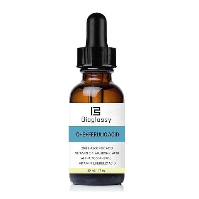 Vitamin CE Ferulic Acid Serum 20% Vitamin C Serum + Vitamin E & Hyaluronic Acid - Skin Moisturizer Face Dark Spot Corrector and Anti Aging 30ml / 1 fl.oz