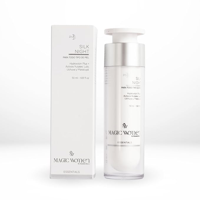 Silk Night Cream – Hydrating Face Moisturizer with Hidroviton Plus, Bioemulsión LUM & Vitaloe – Night Cream for Normal to Dry Skin – 50 ml