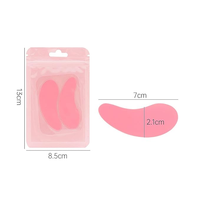 3 Pairs Silicone Reusable Eye Patches Eye Wrinkle Patches Under Eye Patches Mask for Plump Fine Lines & Wrinkles (Pink+White+Purple)