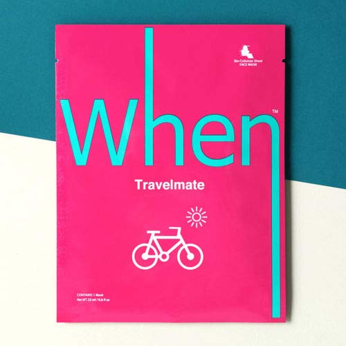 When Refreshing Travelmate Premium Bio-Cellulose Facial Sheet Mask (5 Pack)