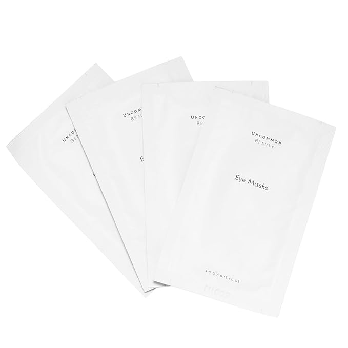 NOT ACTIVE Eye Masks - Softening and Smoothing Under Eye Masks - All Skin Types, Vegan, Cruelty Free, Fragrance Free, 30 Count (4 Pack)