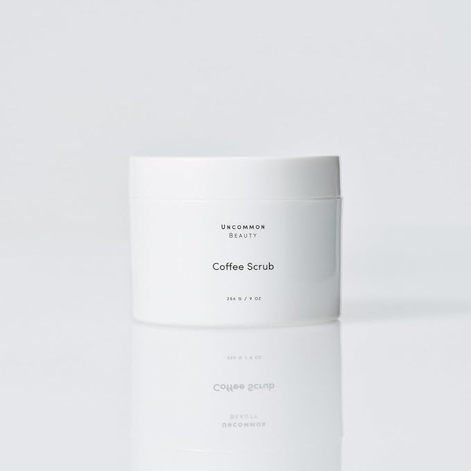 Coffee Scrub - Exfoliating and Hydrating Body Scrub - All Skin Types, Vegan, Cruelty Free, Fragrance Free, 9 OZ