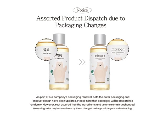 mixsoon Soondy Centella Asiatica Essence Instant Hydrating & Soothing Essence for Irritated, Sensitive Skin for Korean Skincare for Glass Skin-Jeju Island CICA Extracts (3.38 fl.oz / 100ml)