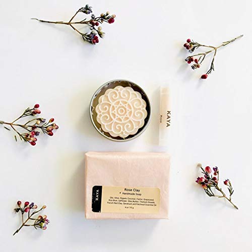 Kaya Rose Mini Gift Set, Handmade Bath & Body Gift | Spa Gift for her, Gift for MOM