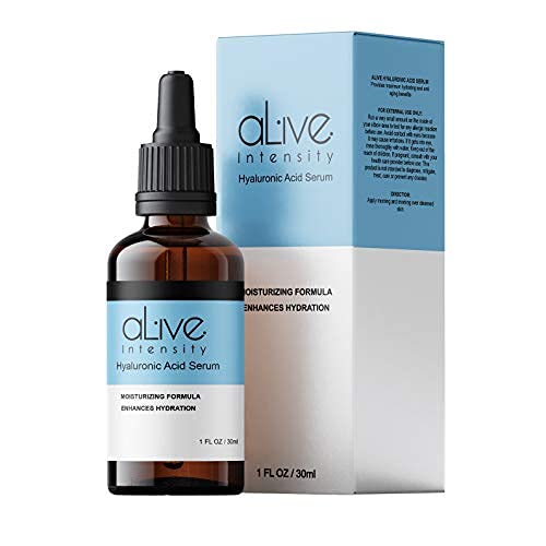 Hyaluronic Acid Serum Skincare Alive Intensity – Deep Hydration, Anti-Aging & Wrinkle Reduction – Lightweight, Fast-Absorbing Formula – 30ml