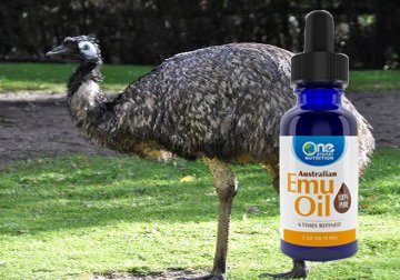 One Planet Nutrition Australian Emu Oil 2 oz, Pure & Natural, 6x Refined, Cold Pressed for Face & Hair, Transdermal (Easy Absorption), Non-GMO, Gluten-Free, for Skin Hydration